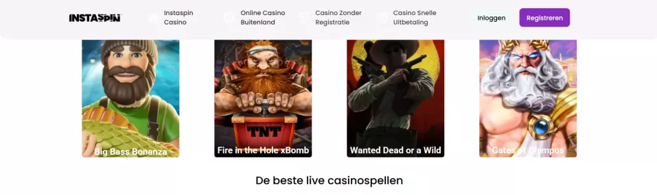 Instaspin Casino – Tot €1.000 bonus + 100 Gratis Spins voor nieuwe spelers in Nederland