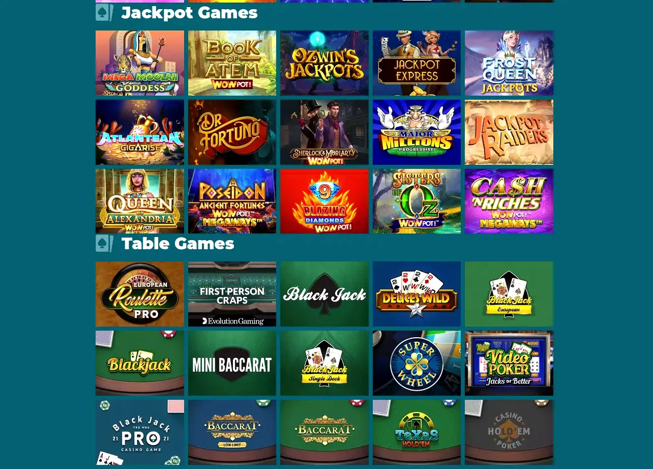 Instaspin inloggen scherm en spellobby op desktop en mobiel