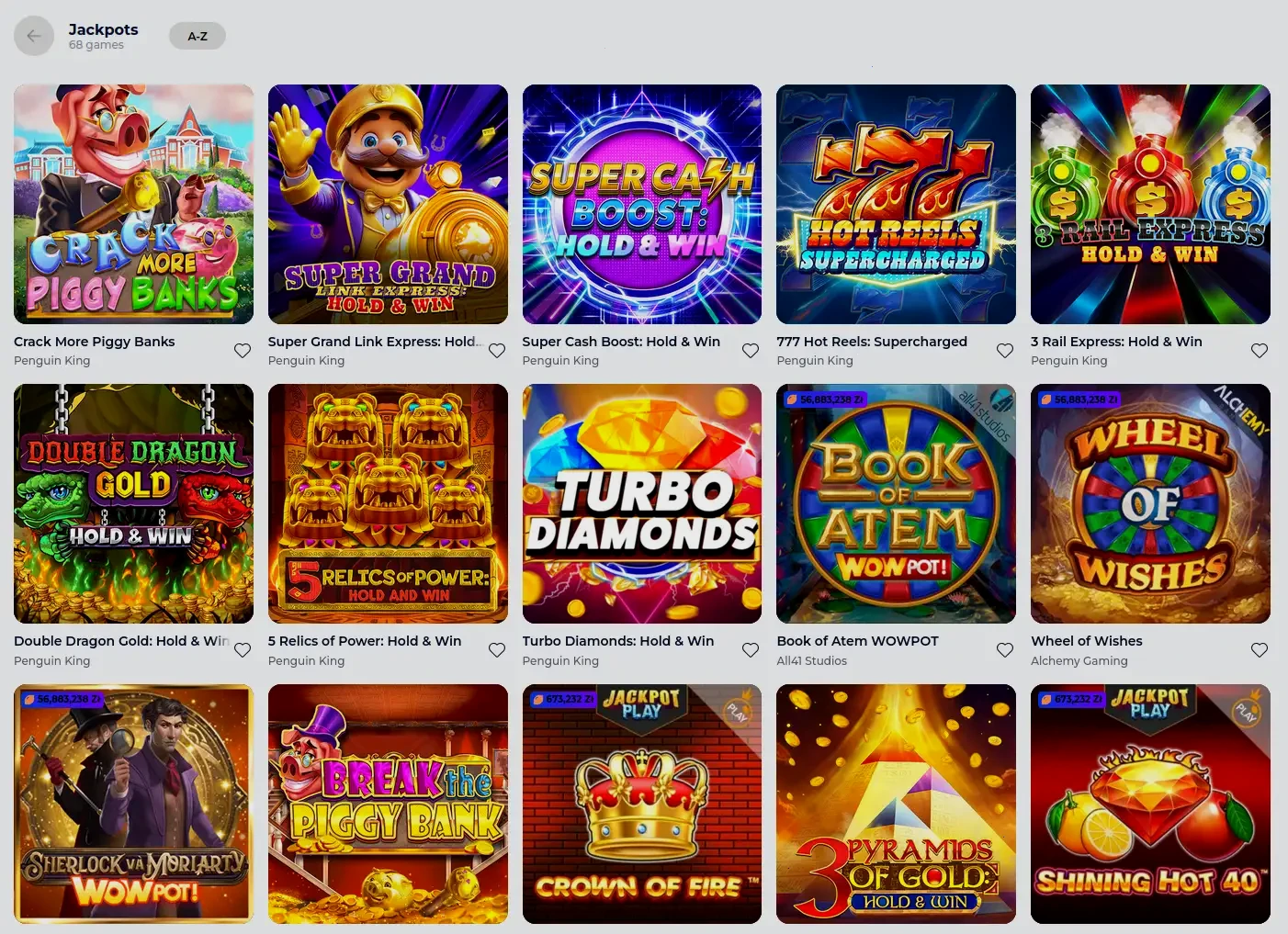 Instaspin casino bonusoverzicht met slots en live games